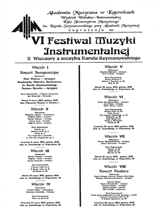 plakat na strone 2007 wieczory