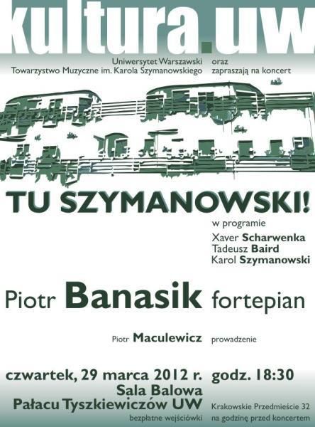 TuSzymanowski Banasik plakat